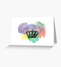 A real Crown. Greeting Card