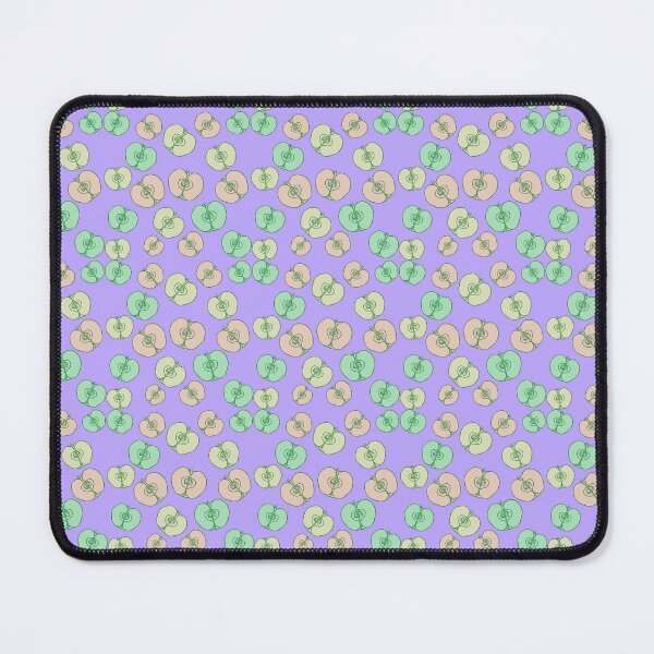 Item preview, Apple Chic, New Year Slick! Bisect Apple Slices on Lilac Background designed and sold by IraNiva.