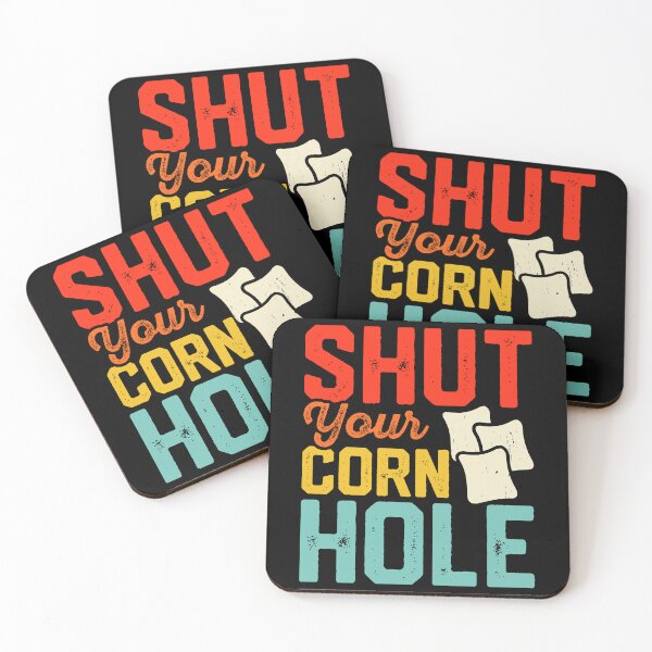 Item preview, Shut Your Cornhole Retro Design - Baggo Team Bean Bag Toss Game - Funny Cornhole Player Vintage designed and sold by naworas.