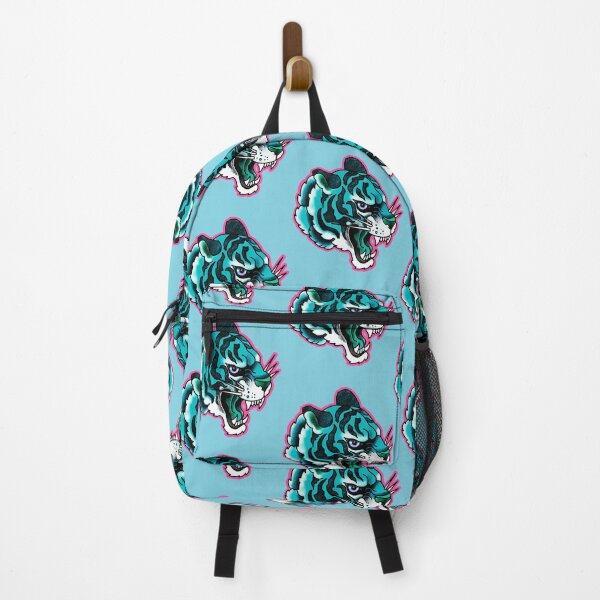 Item preview, Teal blue tiger tattoo style designed and sold by weilertsen.