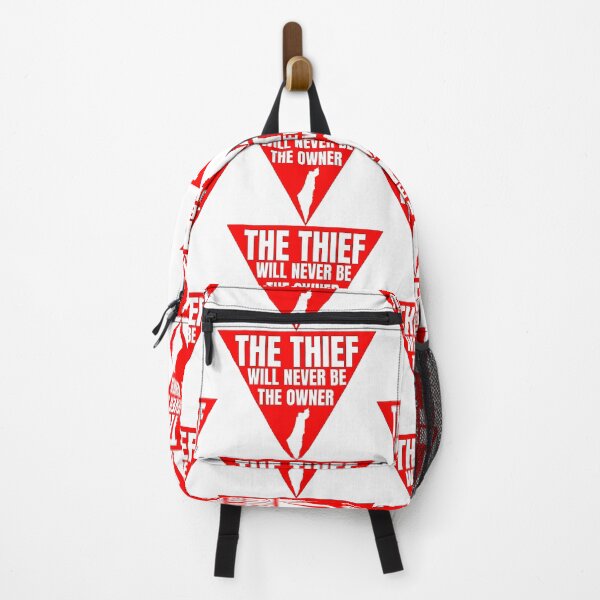 Item preview, The thief will never be the owner red triangle, freedom fighter designed and sold by Randa Ranmania.