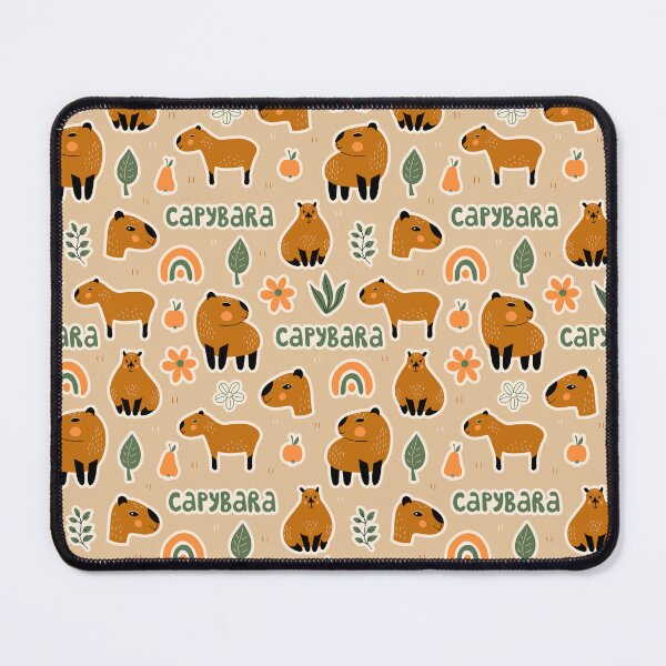 Item preview, Cute capybara pattern designed and sold by FatBirdie.