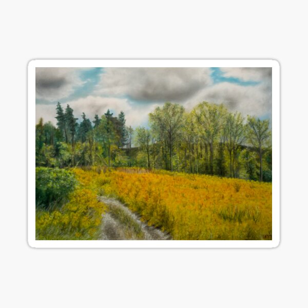 Field of Goldenrod Sticker
