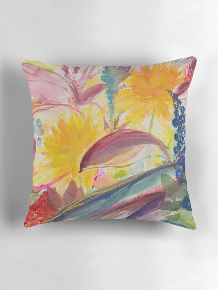 Thumbnail 3 of 4, Pillow, Noldes Garden  designed and sold by BirgitteB.