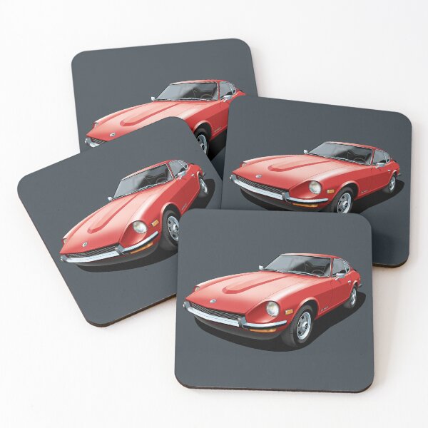 Item preview, Datsun 240Z in red designed and sold by candc-retro.