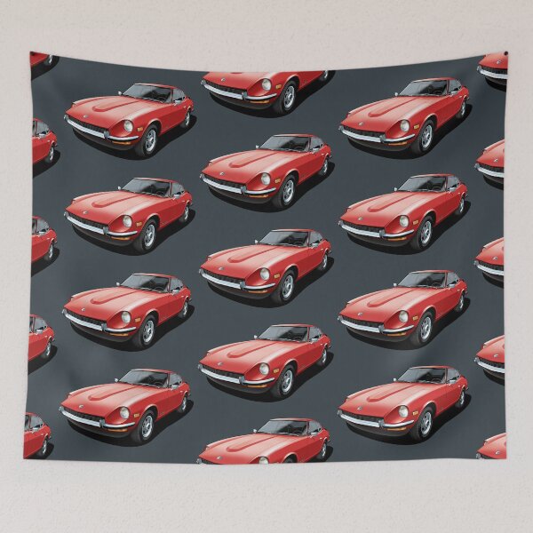 Item preview, Datsun 240Z in red designed and sold by candc-retro.