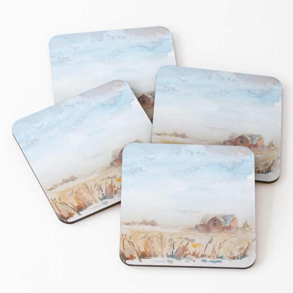 Item preview, Barn across the field designed and sold by Kirsten Dennis.