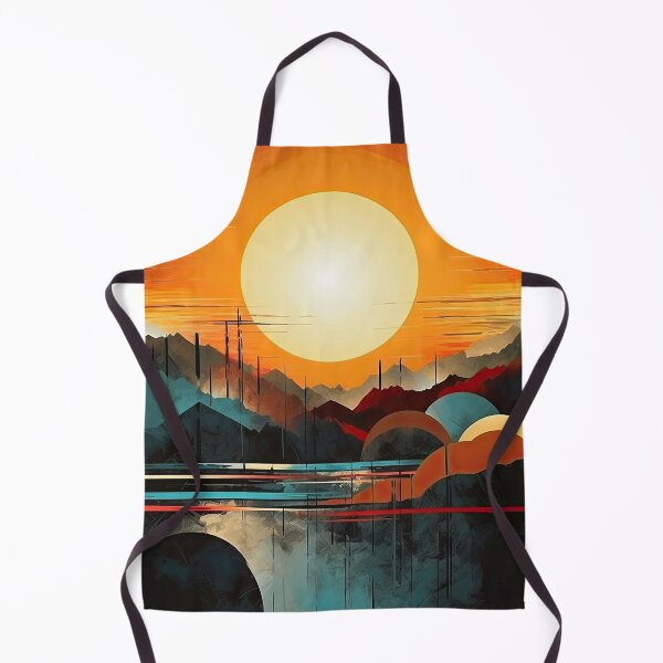 Item preview, Explore "Simplistic & Minimalistic Vintage Sunset" Abstract Art designed and sold by ArtificialGenes.