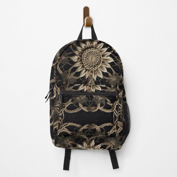 Item preview, flower made with feathers in Rope rustic texture country style designed and sold by Carlos Gudino.