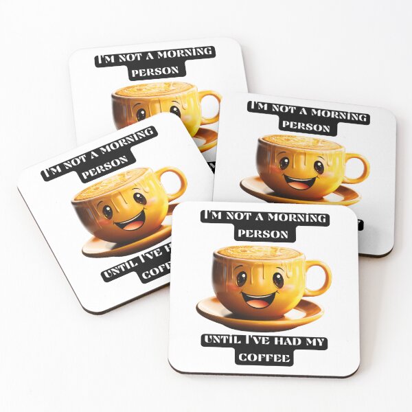 Item preview, I'm not a morning person until I've had my coffee designed and sold by STO1KA.