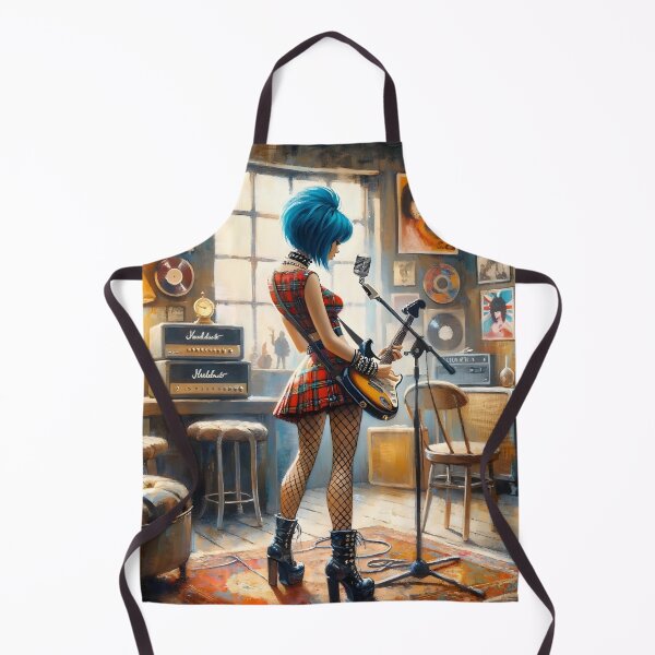 Item preview, A Gouache Painting of a Punk Princess designed and sold by Truck Stop One.