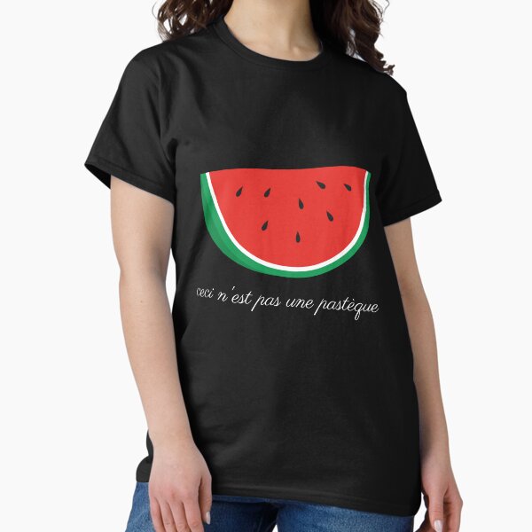 Item preview, This Is Not A Watermelon - Ceci n'est pas une pastèque designed and sold by Best Tees.
