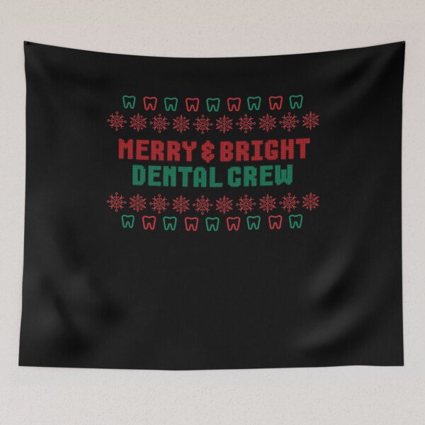 Item preview, Merry & Bright  Dental Crew Ugly Christmas Sweater designed and sold by EdytaGister.