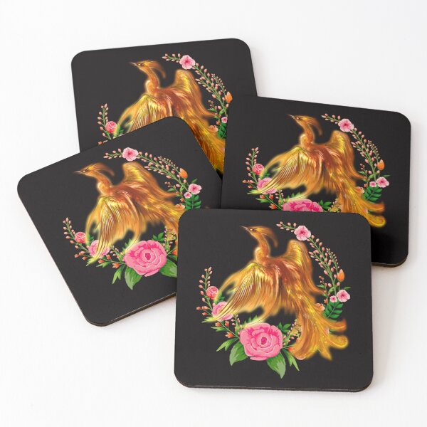 Item preview, Floral Phoenix Rises From The Fiery Ashes Fantasy  designed and sold by Atteestude.