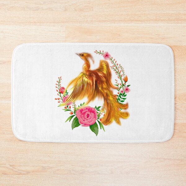 Item preview, Floral Phoenix Rises From The Fiery Ashes Fantasy  designed and sold by Atteestude.