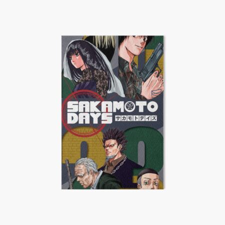 Anime Sakamoto Days' Poster, picture, metal print, paint by