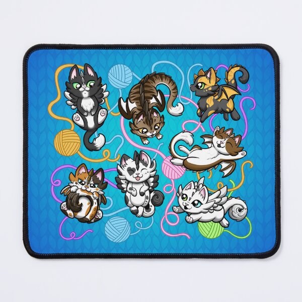 Item preview, Dracatons 'Cat Dragons' Fun with Yarn designed and sold by Dragons and Beasties.