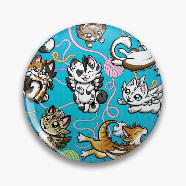 Item preview, Dracatons 'Cat Dragons' Fun with Yarn designed and sold by Dragons and Beasties.