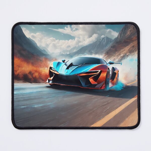 Item preview, Traversing Horizons: Digital Art that Fuses Modern Cars with Celestial Colored Clouds. designed and sold by Artedig.
