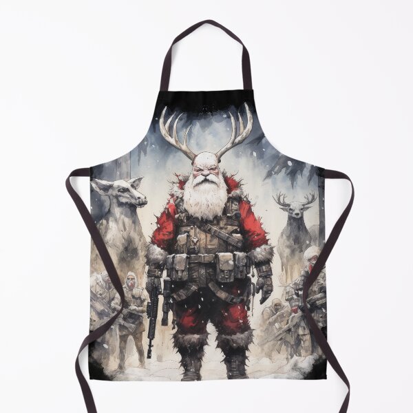 Item preview, Heavy Metal Santa Post Apocalyptic Xmas Posse Up designed and sold by LastHighwayTees.