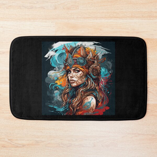 Item preview, Viking shield maiden design Valhalla designed and sold by Andrea-Design.