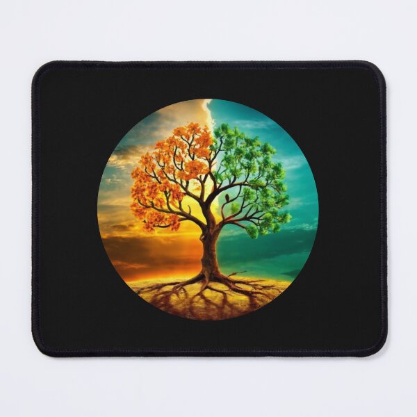 Item preview, Tree of Life in Orange and Green designed and sold by HanaiPrint.