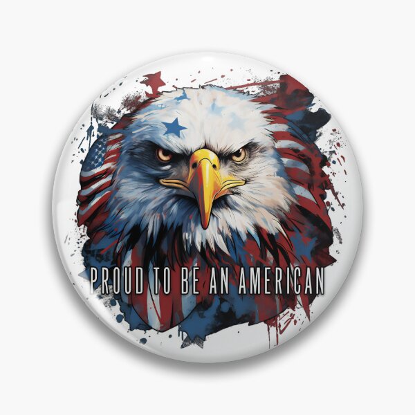 Item preview, Eagle with American Flag "Proud To Be An American"  designed and sold by KERaney.