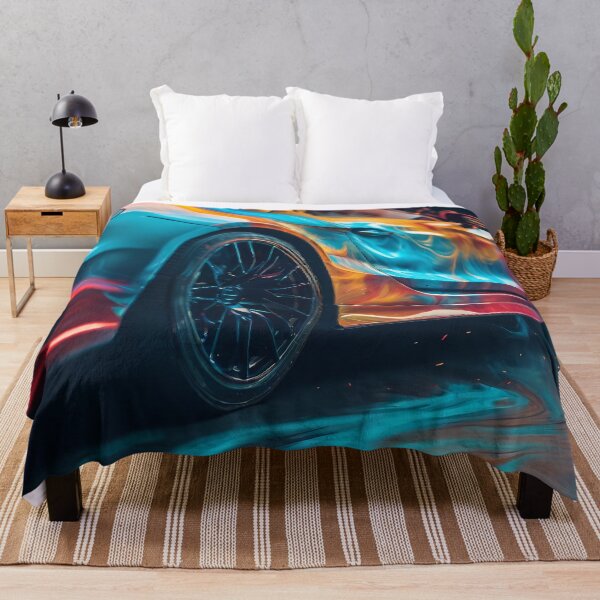 Item preview, Roar of Colors: Digital Art That Transforms Sports Cars into Chromatic Storms. designed and sold by Artedig.