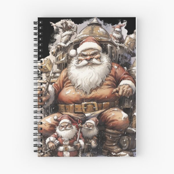 Item preview, Heavy Metal Santa Post Apocalyptic Xmas Hail to the king! designed and sold by LastHighwayTees.