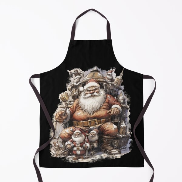 Item preview, Heavy Metal Santa Post Apocalyptic Xmas Hail to the king! designed and sold by LastHighwayTees.