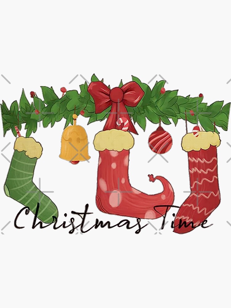 Thumbnail 3 of 3, Sticker, Christmas time designed and sold by Coollzone.