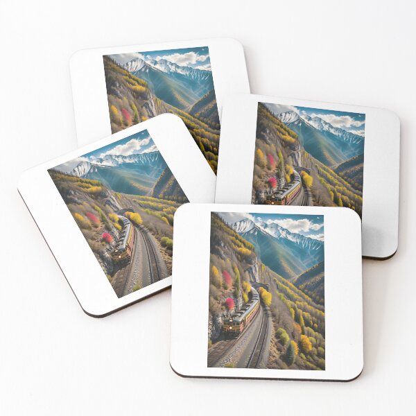 Item preview, Vintage Mountain Train Journey designed and sold by PanoramaPrints.
