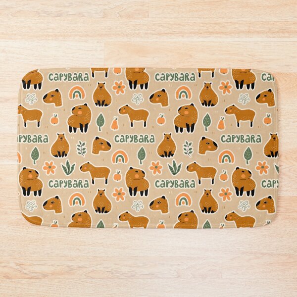 Item preview, Cute capybara pattern designed and sold by FatBirdie.