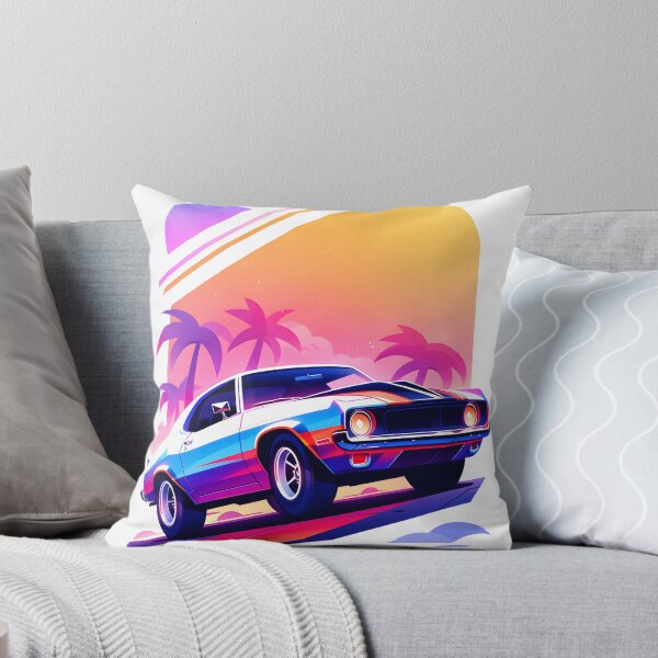 Aperçu de l'œuvre À la poursuite des couchers de soleil - Retro Beach Ride créée et vendue par CookedPixels.