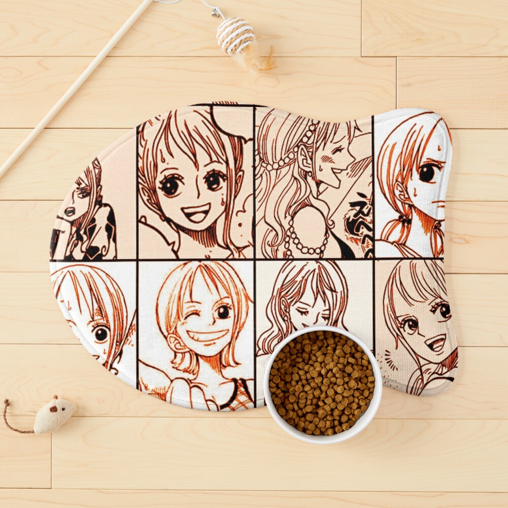 Nami - One Piece Manga Panel collage