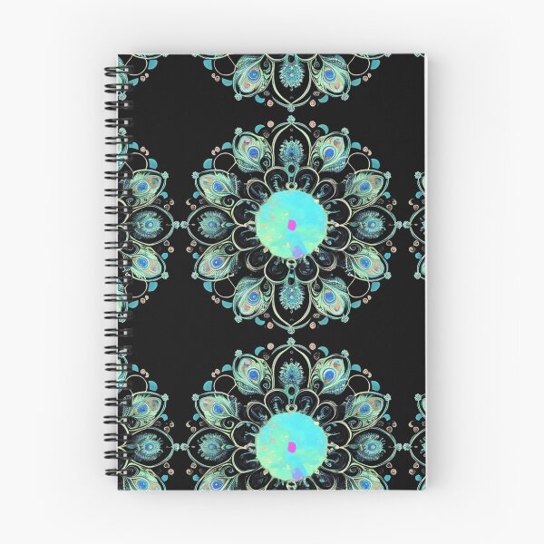 Item preview, Opal and Peacock Mandala  pattern designed and sold by EasyPrints337.
