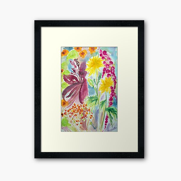 Emil Noldes garden Framed Art Print