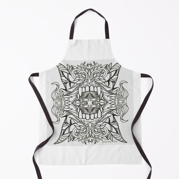 Artikelvorschau, Symmetrisches Trippy Dark Art Consume Concept Line Design entworfen und verkauft von FunholeVision.