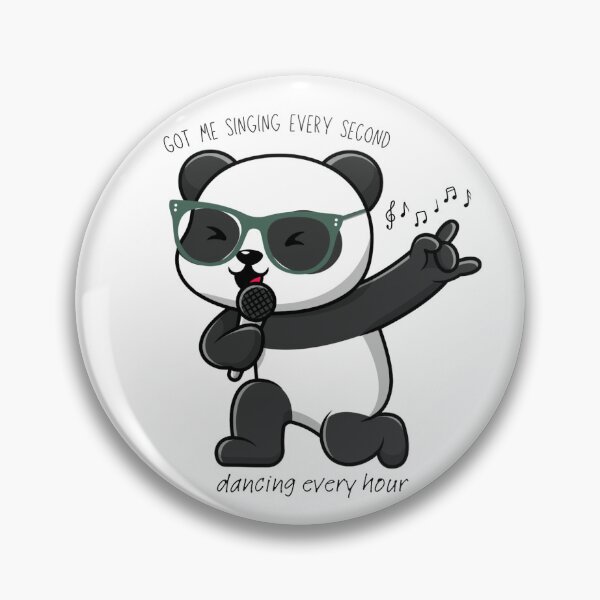 Item preview, Singing Panda designed and sold by alirockqueen.