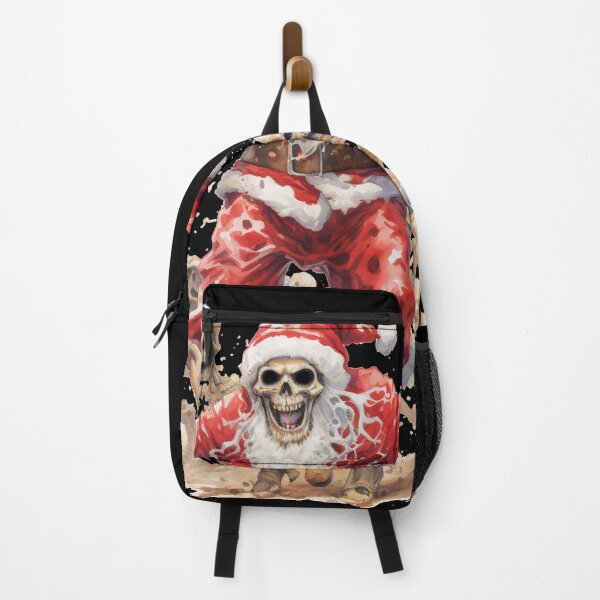 Item preview, Heavy Metal Santa Post Apocalyptic Xmas Album Artwork Skeleton Run designed and sold by LastHighwayTees.