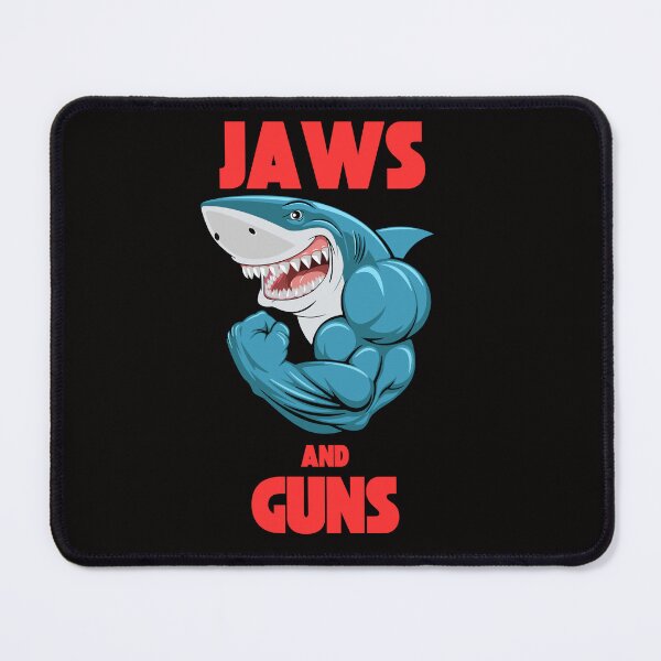 Item preview, Carton Shark Muscle Arm Jaws And Guns  designed and sold by LMG Boutique.