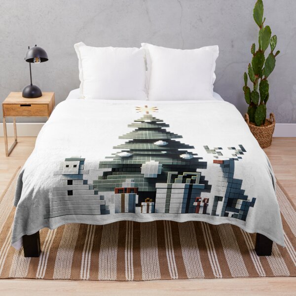 Item preview, Pixelated Winter Wonderland designed and sold by OblakShop.