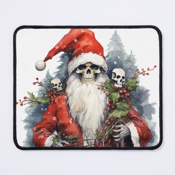 Item preview, Heavy Metal Santa Post Apocalyptic Xmas Skeleton Santa Suit designed and sold by LastHighwayTees.