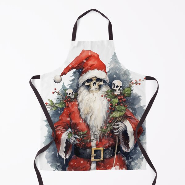 Item preview, Heavy Metal Santa Post Apocalyptic Xmas Skeleton Santa Suit designed and sold by LastHighwayTees.