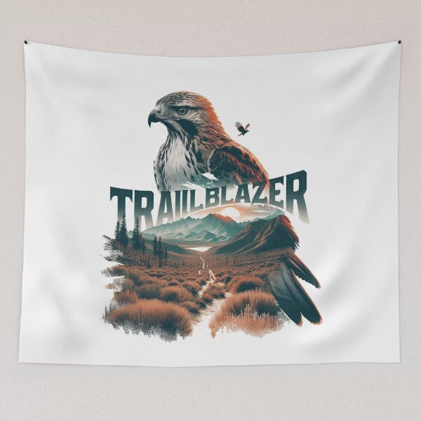 Item preview, Hawk Trailblazer Wild Desert Hunter Vision Art designed and sold by ProjectNoah.