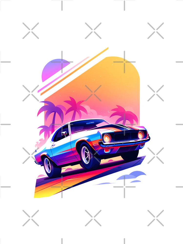 Thumbnail 4 of 4, iPhone Case, Chasing Sunsets - Retro Beach Ride designed and sold by CookedPixels.