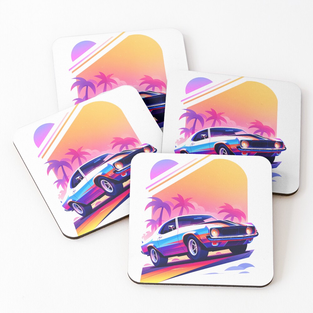 Item preview, Coasters (Set of 4) designed and sold by CookedPixels.