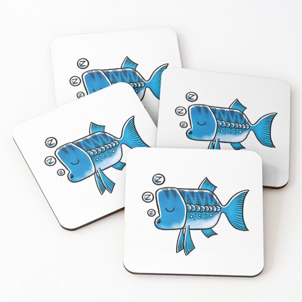 Item preview, Sleepy Blue Fish designed and sold by Warren Osborne.