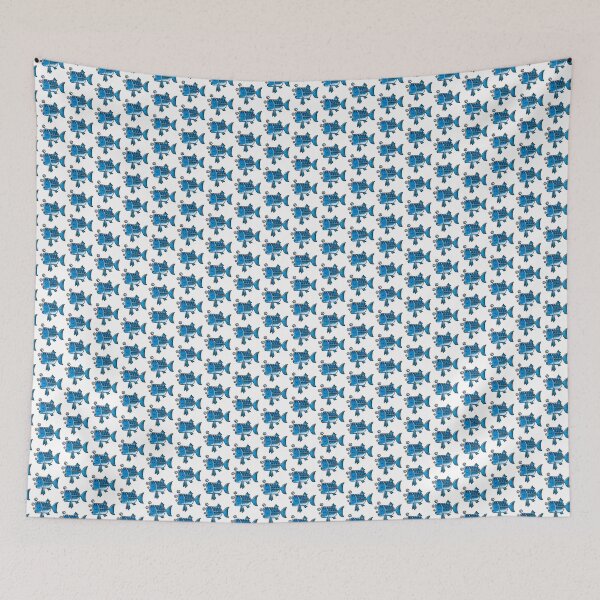 Item preview, Sleepy Blue Fish designed and sold by Warren Osborne.