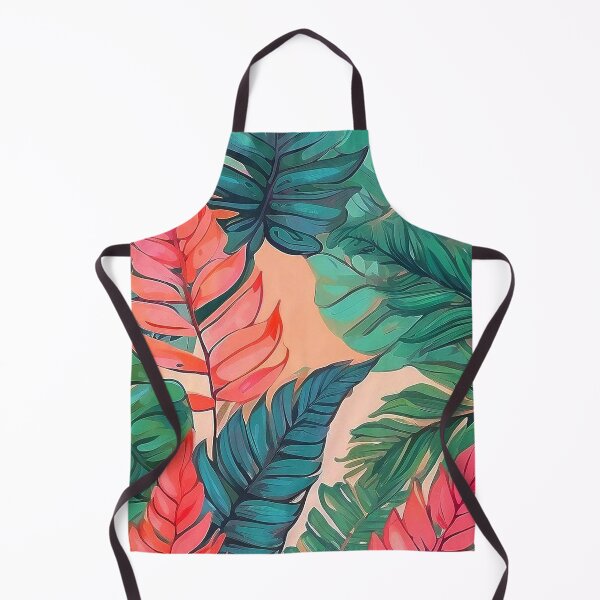 Item preview, Vibrant Watercolor Pastel Tropical Fern Pattern designed and sold by SassyArtistry.